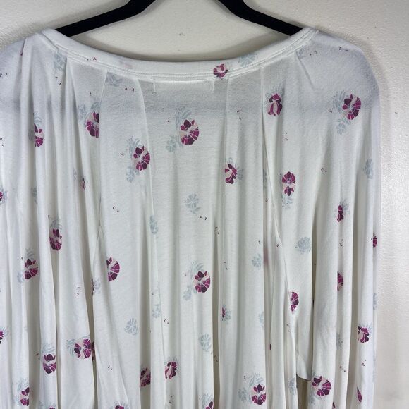 Free People Winter Sun Printed‎ Tunic Mini Dress Women Size Small Oversized Boho - Picture 11 of 16